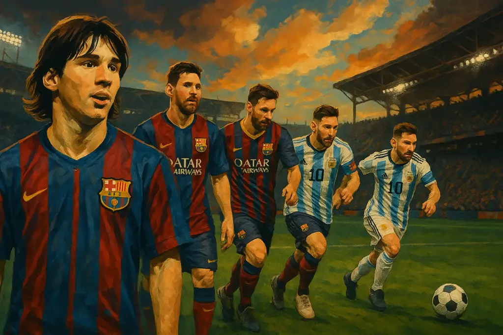 Évolution de Messi : cinq vies tactiques avant un dernier Mondial
